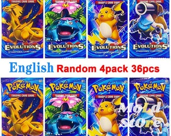 Pokemon TCG 4 Pack Booster Bundle | 151, Team Up Sun  Moon  Evolutions Cards  English Trading Card Collection