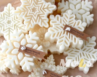 Snowflake Silicone Mold | Christmas Wax Melt, Soap, Aroma Stone Crafting