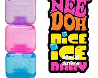 NeeDoh Nice Cube Sensory Stress Ball | Super Solid Squishy Fidget Toy