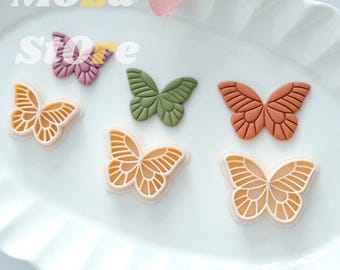 Butterfly Polymer Clay Cutters | 3 Sizes Boho Earring Jewelry Making Tools