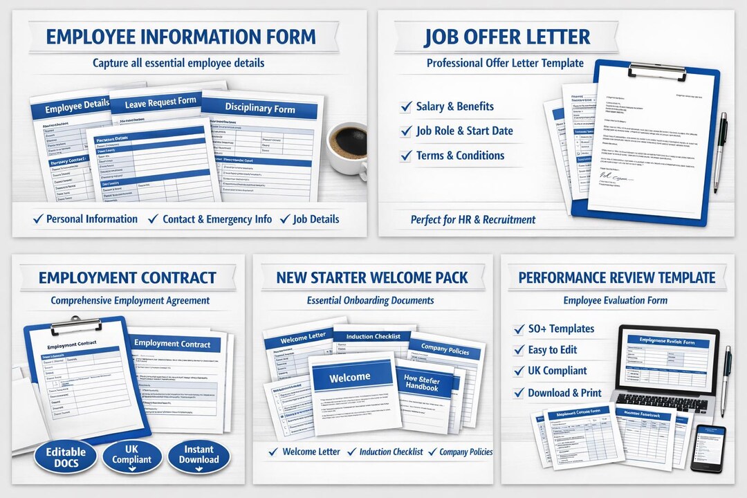 HR Template Bundles, Onboarding Packs, and Starter Kits - Etsy