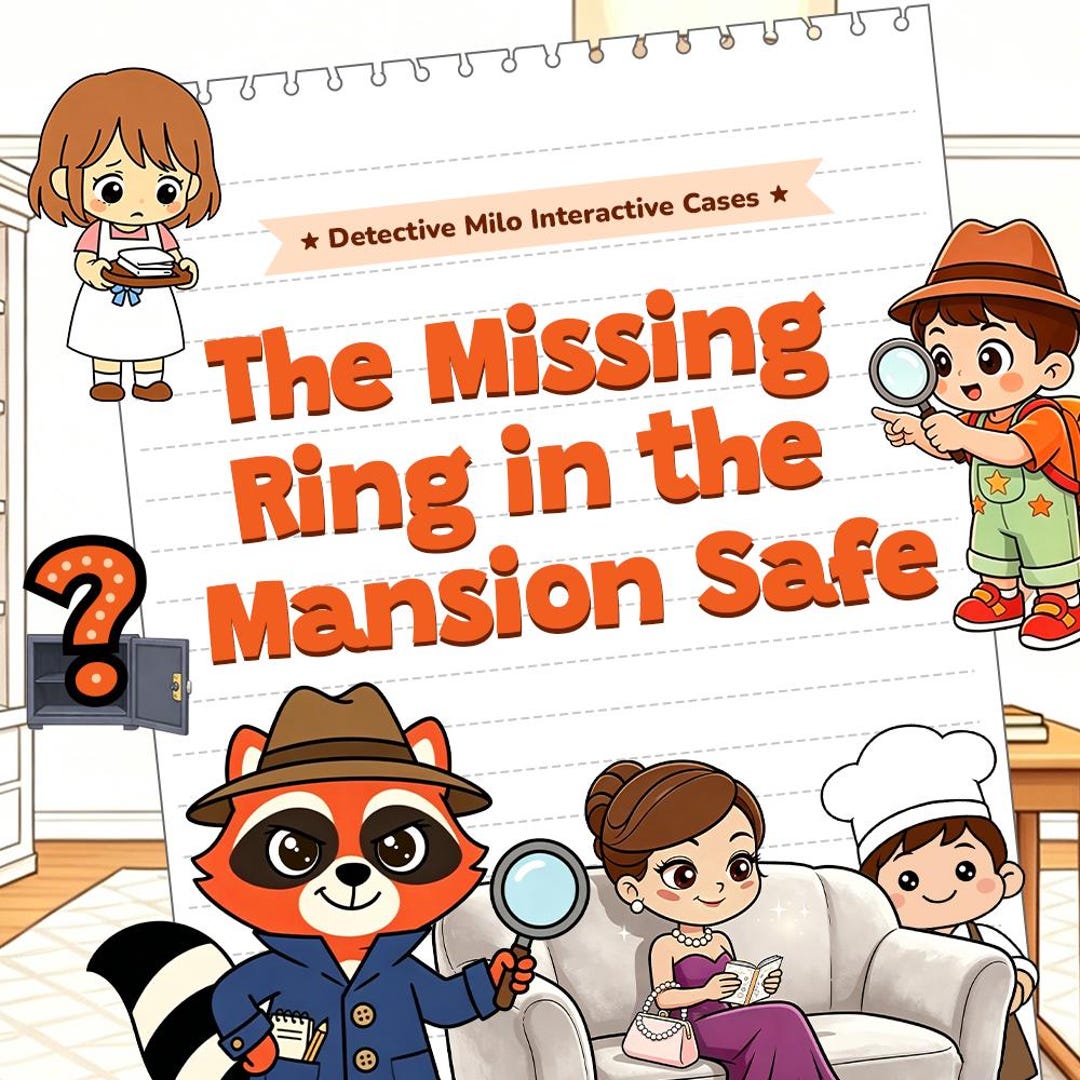 Milo Interactive Detective Milo Interactive Cases - the Missing Ring in the Mansion Safe ...