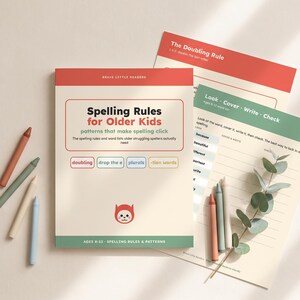 Fiches d'orthographe pour enfants plus âgés | Règles, modèles et listes de mots | Dyslexie 8-12 ans (PDF imprimable)