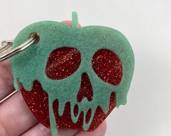 Snow White Evil Queen Gifts for Disney Lovers Poison Apple Keychain 3D Printed