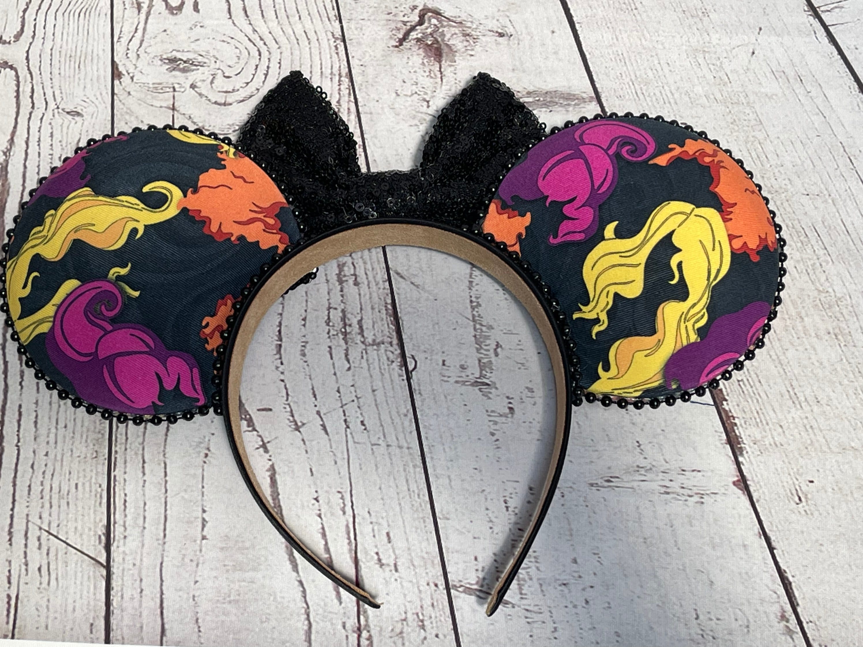 Disney hocus pocus ears. Halloween ears. Disneyland mouse Etsy
