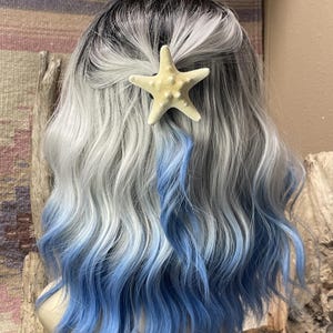 Beach Festival Cruise Star fish Starfish Hair Clip Barrette Nautical Pool Party wedding beach party mermaid hair
