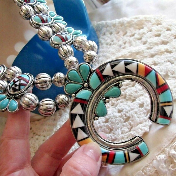 American Indian Squash Blossom Etsy