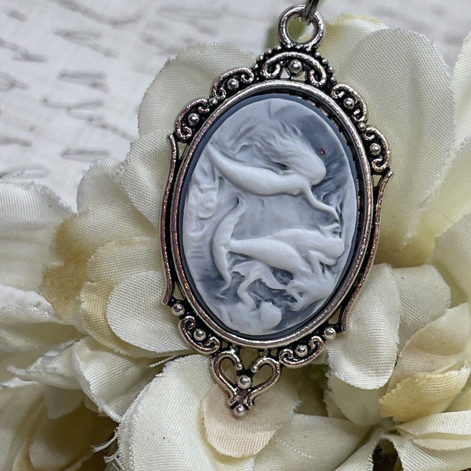 Mermaid Beach Pool Jewelry Cruise Cameo Necklace Wedding Party