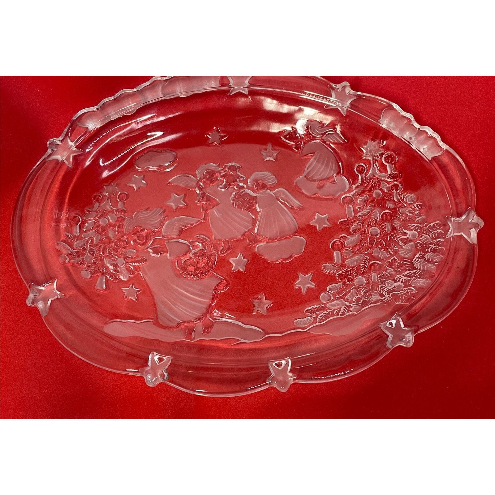 MIKASA Holiday Lights Sweet Dish 9