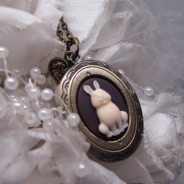 Bunny Locket Etsy