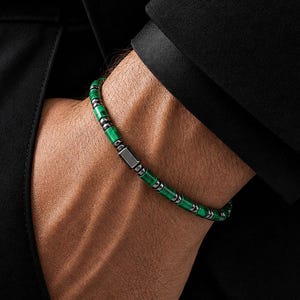 Mens green bracelet - Etsy 日本