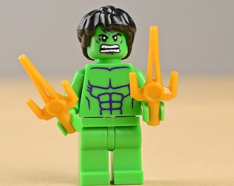 Hulk Minifigure - Gamma Green Goliath Unstoppable Strength Avenger Toy, Cool Birthday Gift for Son or Grandson Superhero Fans