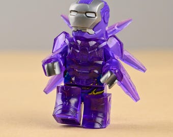 Minifigura MK49 Rescue con armadura transparente – Juguete de construcción compatible, Angel Wings Hero Fans