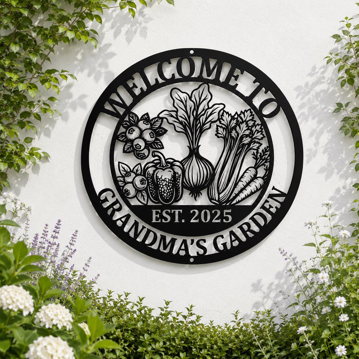 Vegetable Sign Personalized Vegetable Garden Sign, Gardening Gifts, Vegetable Patch ...