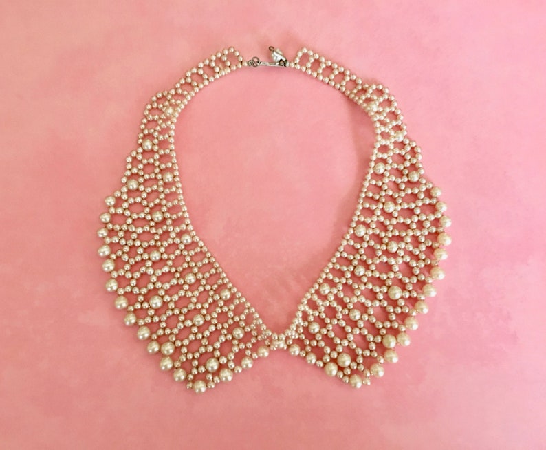 Pretty 1950/'s Vintage Pearl Collar