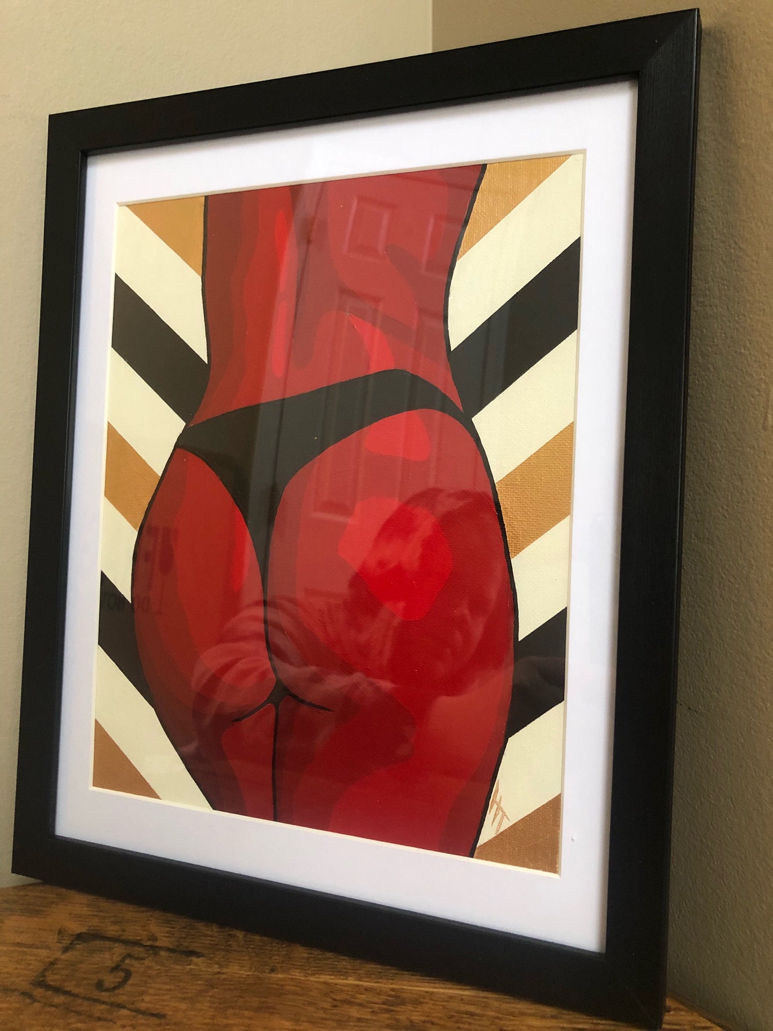 butt painting on canvas butt painting on canvas
