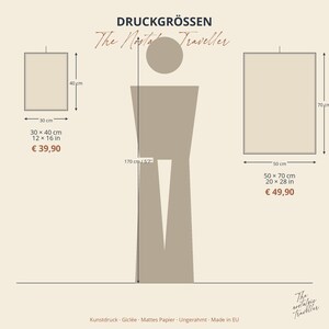 Plakat podróżniczy vintage Holandia | Holenderskie wiatraki, pola tulipanów | Holenderski wydruk z połowy XX wieku zdjęcie 3