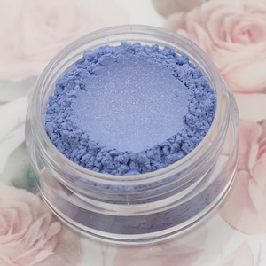 Blue Eyeshadow with Pink/Turquoise Shimmer - &quot;Crystal Castle&quot; - Vegan Mineral Eyeshadow