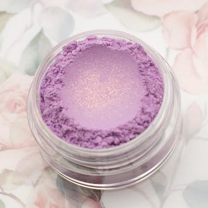 Lilac with Peach Pink Duochrome Eyeshadow - &quot;Rapunzel&quot; - Vegan Mineral Makeup