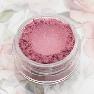 Rose Pink Shimmer Eyeshadow - &quot;Pixie&quot; - Vegan Mineral Makeup