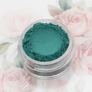 Matte Teal Eyeshadow - &quot;Lagoon&quot; - Vegan Mineral Makeup