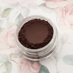 Matte Dark Plum Brown Eyeshadow - &quot;Kingdom&quot; - Vegan Mineral Makeup