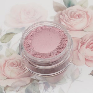 Sombra de ojos rosa pastel mate - &quot;Tulle&quot; - rosa ballet claro - Maquillaje mineral vegano