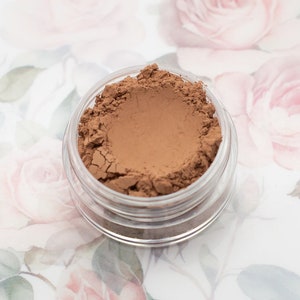 Warm Matte Brown Eyeshadow - &quot;Rosewood&quot; - Vegan Mineral Makeup