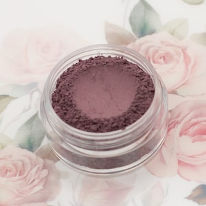 Matte Purple Brown Eyeshadow - &quot;Fig&quot; - Vegan Mineral Eyeshadow - Natural Makeup