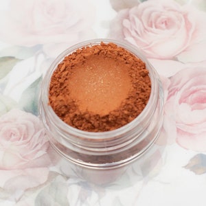 Orange Shimmer Eyeshadow - &quot;Rikku&quot; - Natural Vegan Mineral Makeup