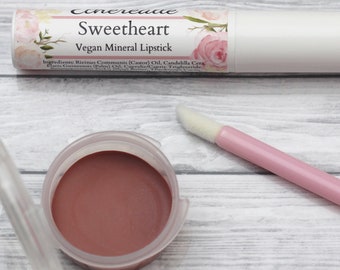 Light Pink Lipstick - "Sweetheart" vegan natural lip tint
