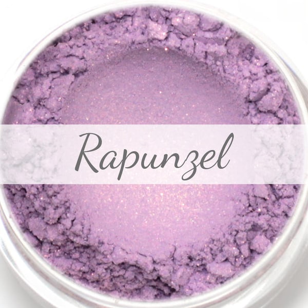 Lilac with Peachy Pink Duochrome Eyeshadow Sample - "Rapunzel" - Vegan Mineral Makeup