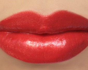 Orange Vegan Lippenstift - "Clementine" leuchtend rot orange