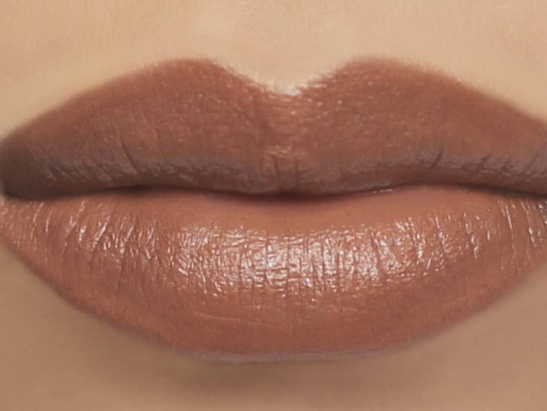 Tenderling nude brown lipstick, vegan lipstick made with natural ingredients image 1