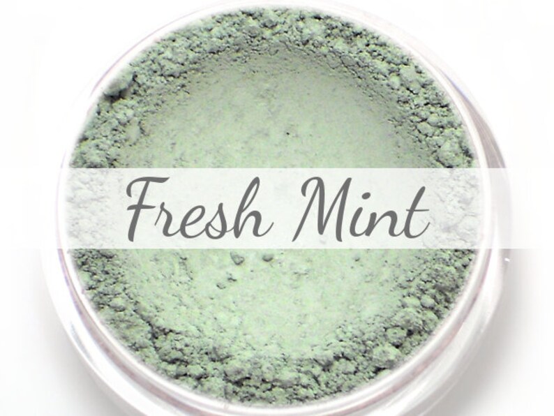 Eyeshadow Sample fresh Mint Matte Light Mint Etsy