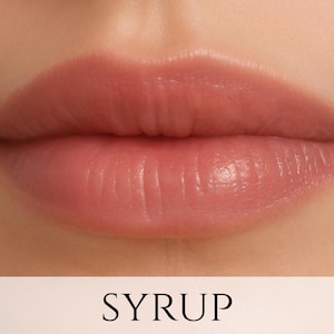 Vegan Lip & Cheek Cream Blush Sample: &quot;Syrup&quot; Grayed Beige Mauve