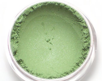 Green Shimmer Eyeshadow - "Pistachio" - Vegan Mineral Makeup