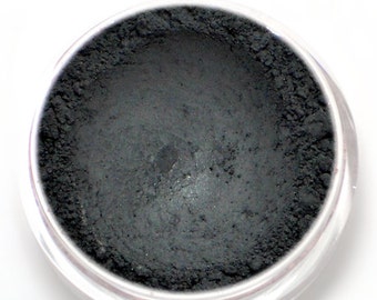 Matte Black Eyeshadow - "Nero" - Opaque Black Vegan Mineral Makeup