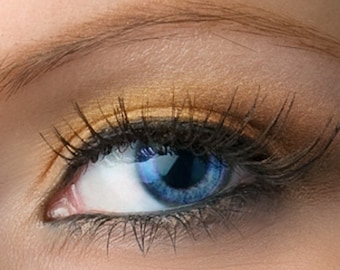 Rose Gold Eyeshadow Shimmer - "Citrine" - Vegan Mineral Eyeshadow Net Wt 2g Mineral Makeup Eye Color Pigment