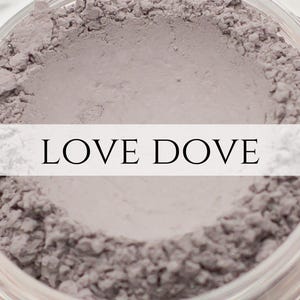 Eyeshadow Sample Love Dove matte dove gray vegan mineral makeup