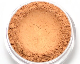 Natural Peach Blush - "Summerfruit" (natural peach with hint of gold, Net Wt 4.5g jar) - Vegan Mineral Blush