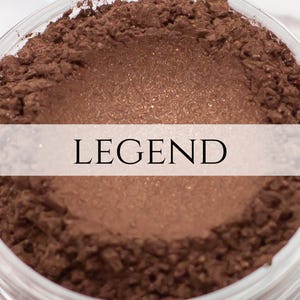 Eyeshadow Sample Legend bronze brown natural mineral makeup