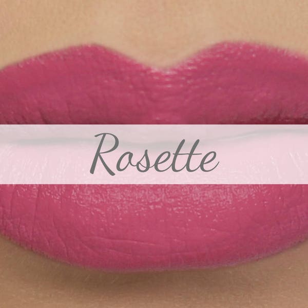 Vegan Matte Lipstick Sample - "Rosette" rose pink