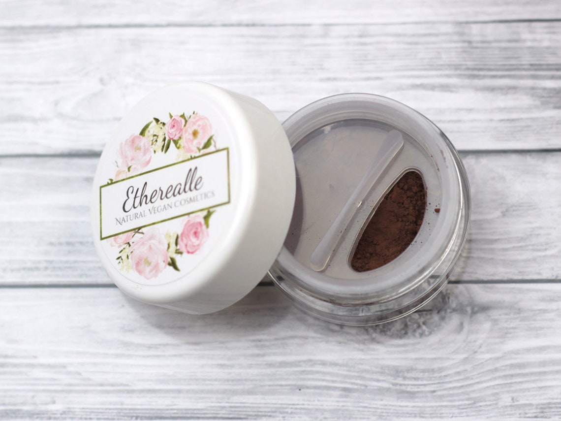 Matte Chocolate Brown Eyeshadow eclair Vegan Etsy