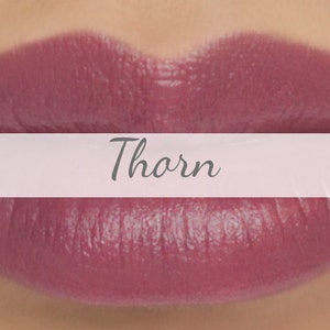 Sample Vegan Lip & Cheek Cream - "Thorn" (medium plum lipstick / cream blush)