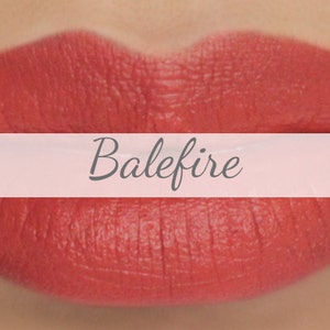 Sample Vegan Lip & Cheek Cream - &quot;Balefire&quot; (bright orange lipstick / cream blush)