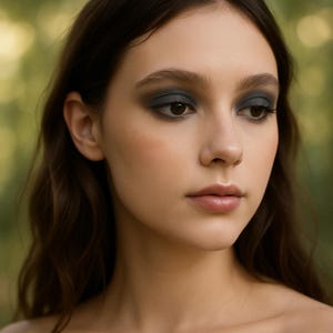 Matte Dark Gray Eyeshadow - "Stone" - Vegan Mineral Makeup