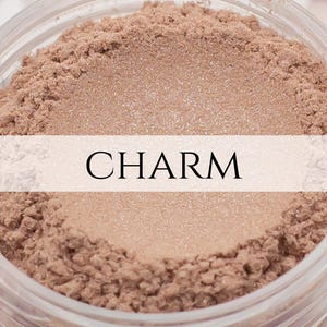 Eyeshadow Sample Charm shimmery champagne beige Natural Mineral Makeup