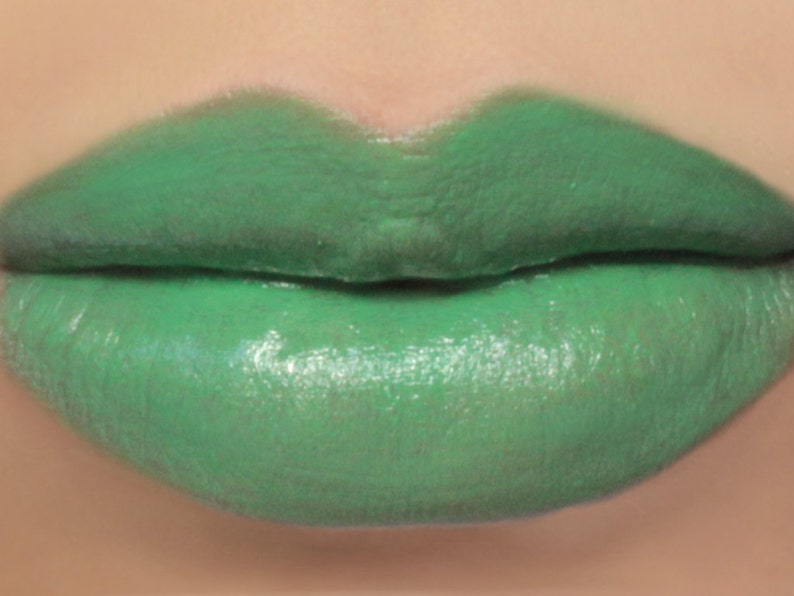 Green Lipstick sugarsnap bright Green Lipstick Etsy