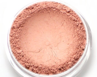 Matte Pink Blush - "Blossom" (natural matte light pink blush Net Wt 4.5g jar) - Vegan Mineral Blush Powder